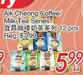 Foody Mart Alk cheong coffee/ milk tea series offer