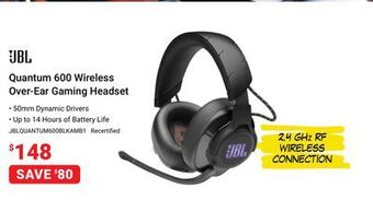 Visions Electronics Jbl quantum 600 wireless over-ear gaming headset offer