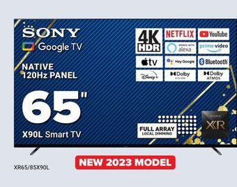 Visions Electronics Sony native 120hz panel 65 x90l smart tv offer