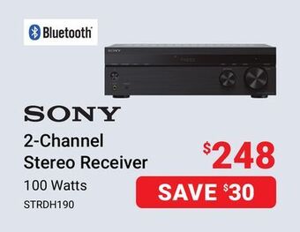 Visions Electronics Sony 2-channel stereo receiver offer