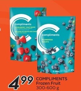 Sobeys COMPLIMENTS Frozen Fruit 300-600 g offer