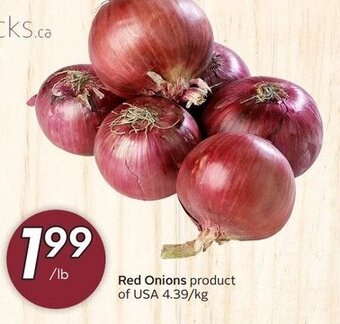 Sobeys Red Onions offer