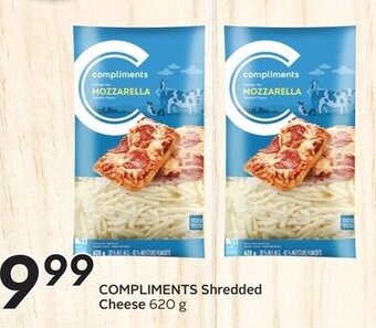 Sobeys COMPLIMENTS Shredded Cheese 620 g offer