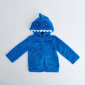 Giant Tiger Monkey bars infant boy's plush zip up character hoodie with front pockets offer