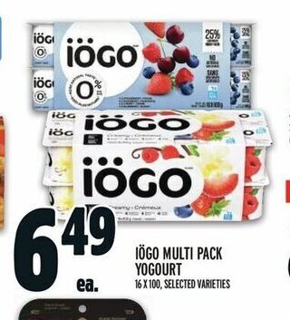 Metro IÖGO MULTI PACK YOGOURT offer