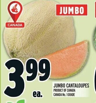 Metro JUMBO CANTALOUPES offer