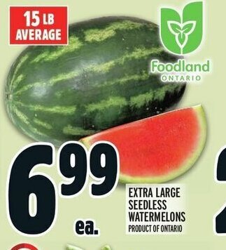 Metro EXTRA LARGE SEEDLESS WATERMELONS offer