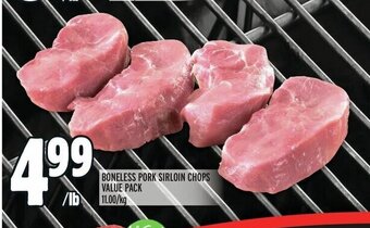 Metro BONELESS PORK SIRLOIN CHOPS offer