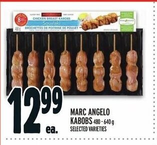 Metro MARC ANGELO KABOBS 480-640 g offer