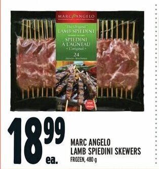 Metro MARC ANGELO LAMB SPIEDINI SKEWERS offer