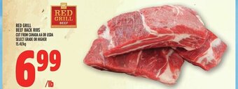 Metro RED GRILL BEEF BACK RIBS offer