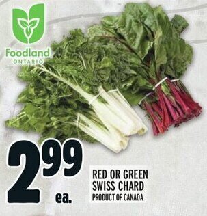 Metro RED OR GREEN SWISS CHARD offer