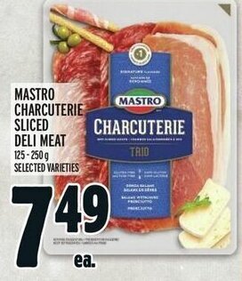 Metro MASTRO CHARCUTERIE SLICED DELI MEAT offer