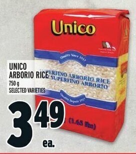 Metro UNICO ARBORIO RICE offer