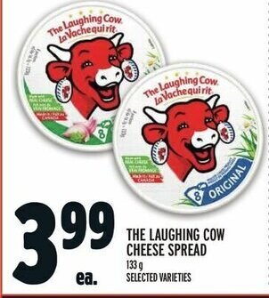 Metro THE LAUGHING COW CHEESE SPREAD 133 g offer