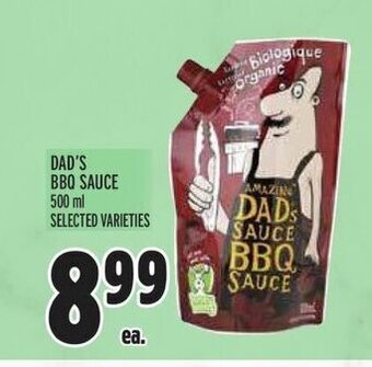 Metro DAD'S BBQ SAUCE 500 ml offer