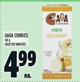 Metro GAGA COOKIES 142 g offer