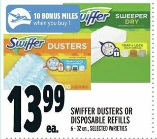 Metro SWIFFER DUSTERS OR DISPOSABLE REFILLS offer