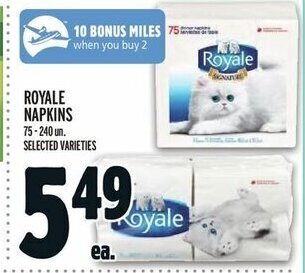 Metro ROYALE NAPKINS offer