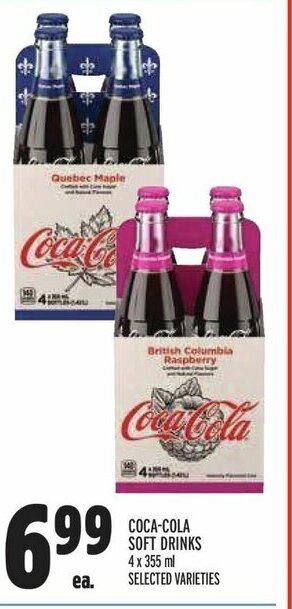 Metro COCA-COLA SOFT DRINKS 4 x 355 ml offer