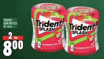 Metro TRIDENT GUM BOTTLES offer