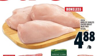 Metro FRESH BONELESS SKINLESS CHICKEN BREAST offer