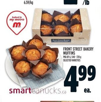 Metro FRONT STREET BAKERY MUFFINS offer