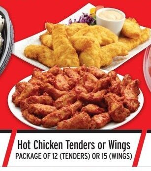 Metro Hot Chicken Tenders or Wings offer