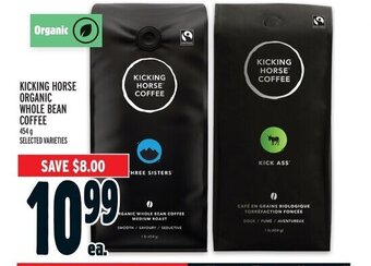 Metro KICKING HORSE ORGANIC WHOLE BEAN COFFEE offer