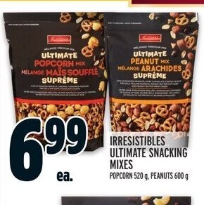 Metro IRRESISTIBLES ULTIMATE SNACKING MIXES offer