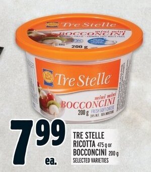 Metro TRE STELLE RICOTTA or BOCCONCINI offer