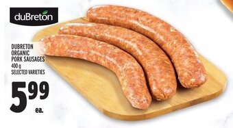 Metro DUBRETON ORGANIC PORK SAUSAGES offer