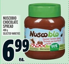 Metro NUSCOBIO CHOCOLATE SPREAD offer