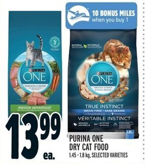 Metro PURINA ONE DRY CAT FOOD offer