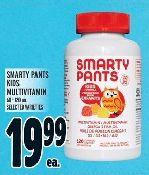Metro SMARTY PANTS KIDS MULTIVITAMIN offer