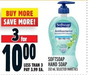 Metro SOFTSOAP HAND SOAP offer