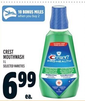 Metro CREST MOUTHWASH offer