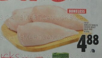 Metro FRESH BONELESS SKINLESS CHICKEN BREAST offer