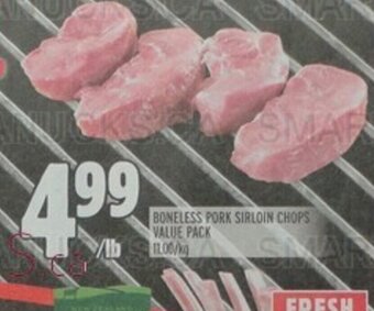 Metro BONELESS PORK SIRLOIN CHOPS offer