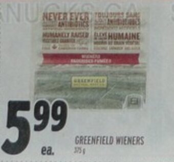 Metro GREENFIELD WIENERS offer