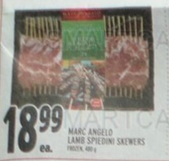 Metro MARC ANGELO LAMB SPIEDINI SKEWERS offer