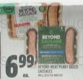 Metro BEYOND MEAT PLANT-BASED SAUSAGES offer