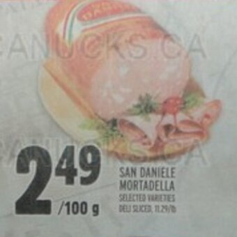 Metro SAN DANIELE MORTADELLA offer