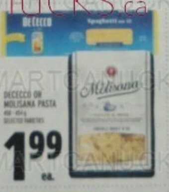 Metro DECECCO OR MOLISANA PASTA offer