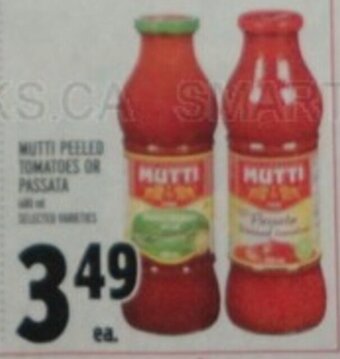 Metro MUTTI PEELED TOMATOES OR PASSATA offer