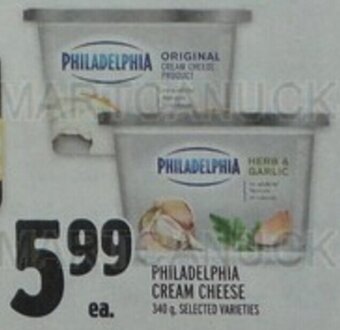 Metro PHILADELPHIA CREAM CHEESE offer