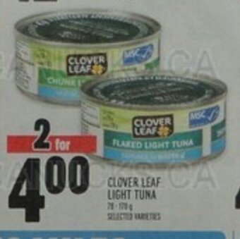 Metro CLOVER LEAF LIGHT TUNA offer