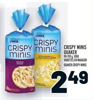 Metro CRISPY MINIS QUAKER offer