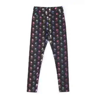 Giant Tiger Bella & birdie girl's printed foil leggings offer
