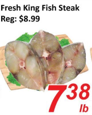 Seasons Foodmart Fresh king fish steak offer